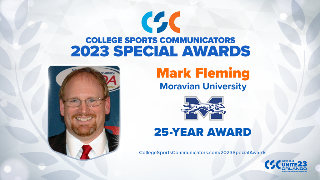 2023 Special Awards Salute: Mark Fleming (Moravian), 25-Year Award